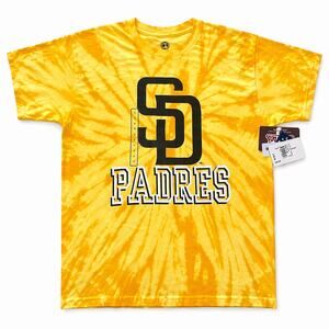 San Diego Padres Fanatics MLB Tie Dye T Shirt Youth Large MSRP $36